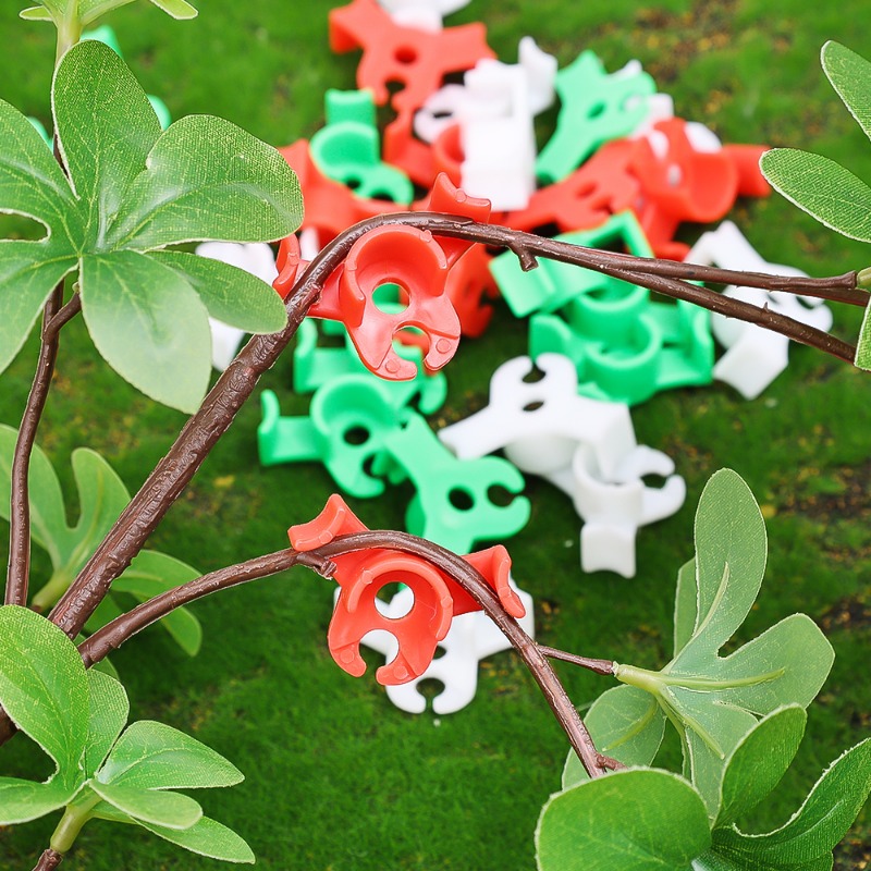 Dispositivo de doblado de ramas de plantas, entrenamiento de baja presión, Clips fijos, doblador de entrenamiento de flores y plantas reutilizables, herramienta de jardín para el hogar