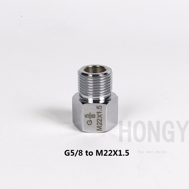 HONGYI 1 stuk aquarium connector adapter converters voor CO2 cilinder regulator G5/8, W21.8, M22