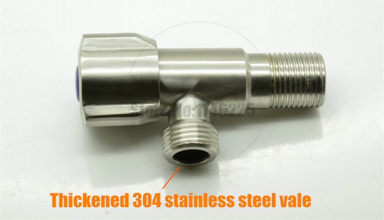 304 Stainless Steel Angle Valve Cold And Water Control Valve Stop Valve Toilet Bathroom Angle Valve