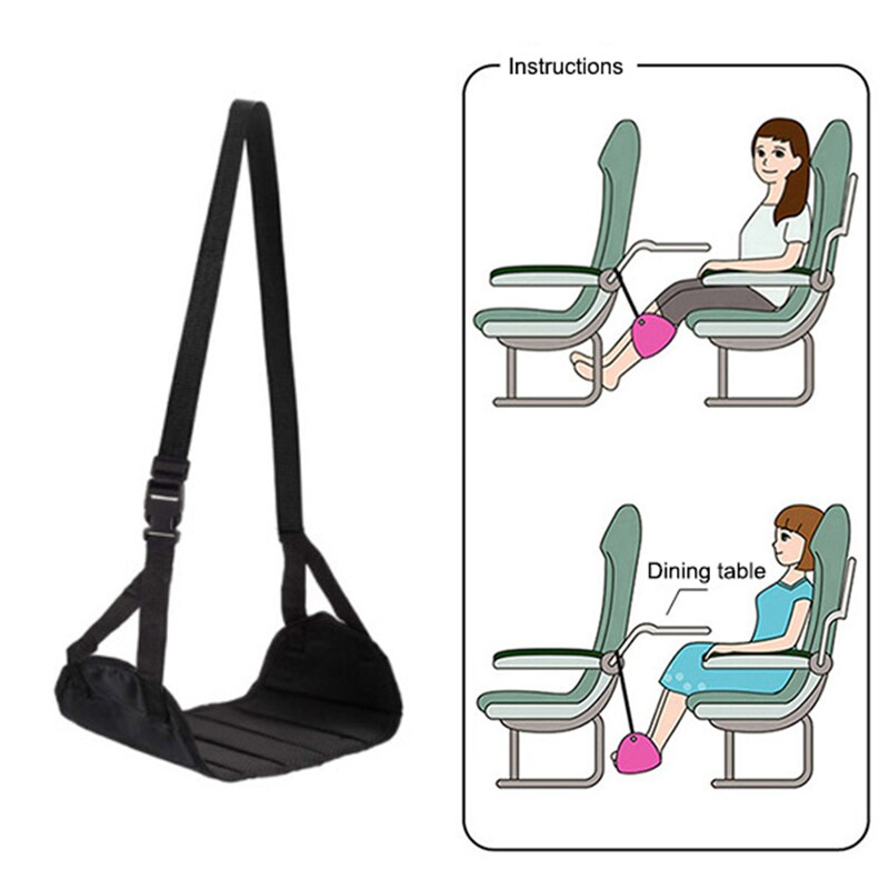 Portable Travel Foot Rest Made with Memory Foam