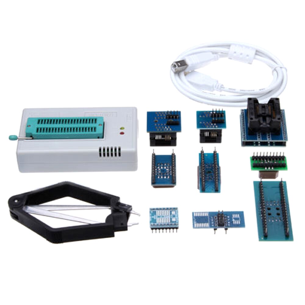Mini TL866CS Pro Usb Bios Universele Programmeur Kit Met 9Pcs Adapter Programmeur Kit Met 9Pcs Adapter