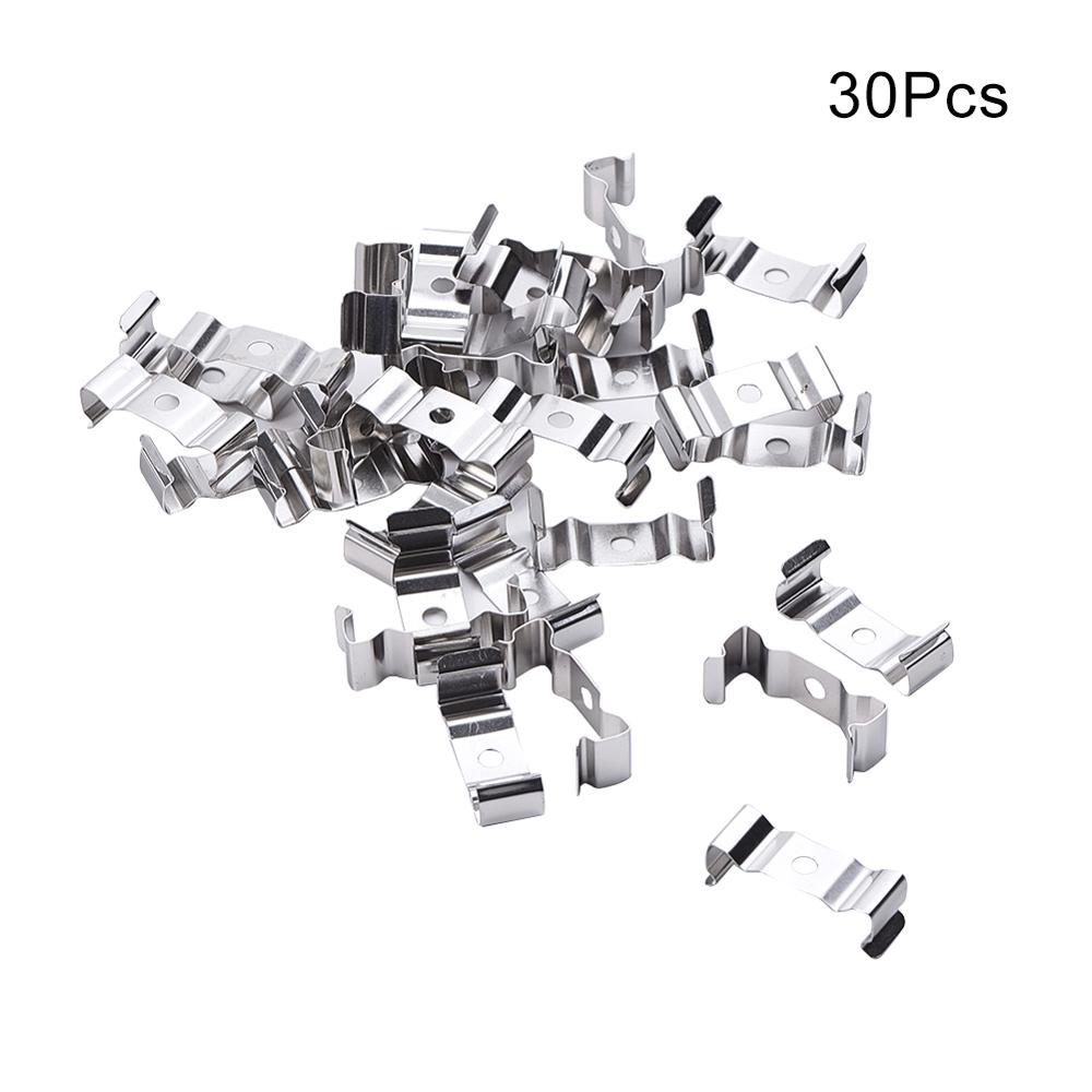 15~100pcs T4 T5 T8 U Clip Holder for Lamp Bracket Lampholder Stainless Steel Fixing Clips Lighting Accessories: For T8 Lamp x30pcs