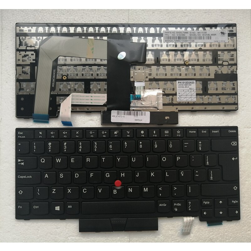 BR/SP/LA tastatur für Lenovo für Thinkpad A475 T480 A485 T470 hinterleuchtet: BR Nein hinterleuchtet