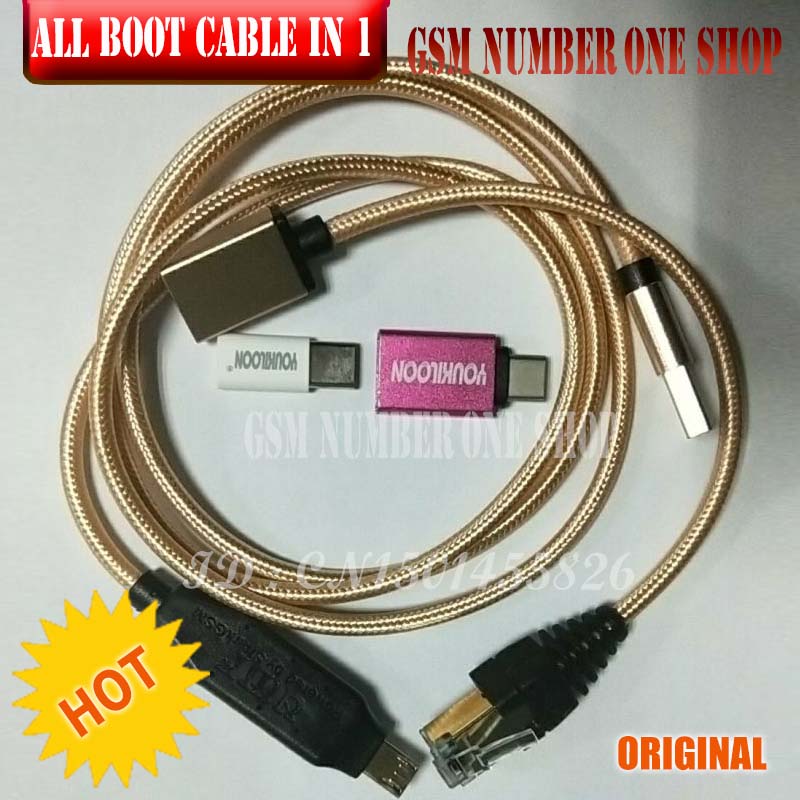 Newest Original Micro USB RJ45 UMF UItimate Multi-Functional boot all in 1 cable +Type-C Adapter Type C