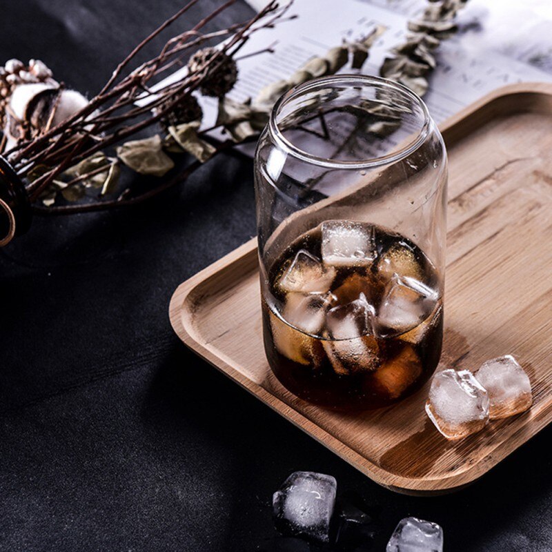 Stora ölglas ,20 oz burkformade ölglas formade, tumbler öl glas perfekt för alla drycker och alla tillfällen #8