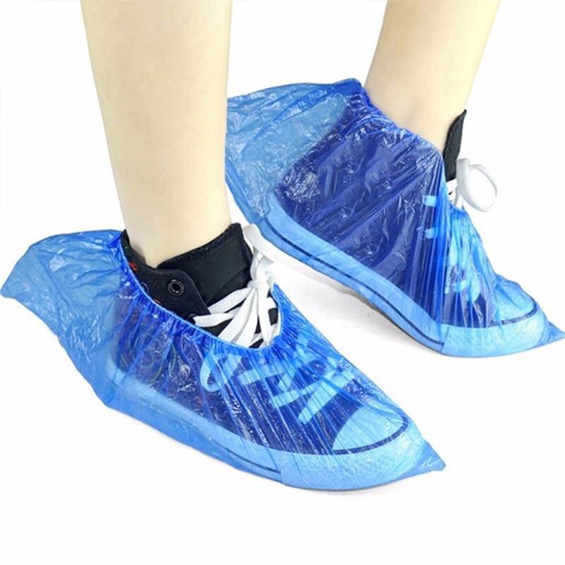 100Pcs/Lot Disposable Shoe Covers Household Waterproof Protective Covers Suitable For Dust-proof Room Carpet Protectors