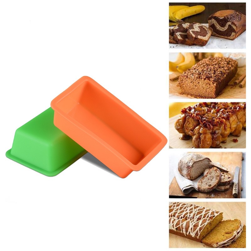 Vierkante Quadrate Vorm 3D Siliconen Cakevorm non-stick Toast Brood Pannen DIY Bakken Tool Voor Bakvormen Pastry Mold