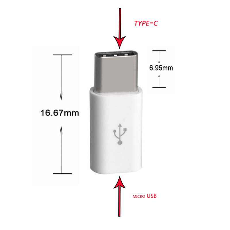 Cabo de dados usb tipo c otg 1 peça, conversor adaptador para smartphones android cabo de dados otg tipo c para huawei xiaomi: 04 1pc