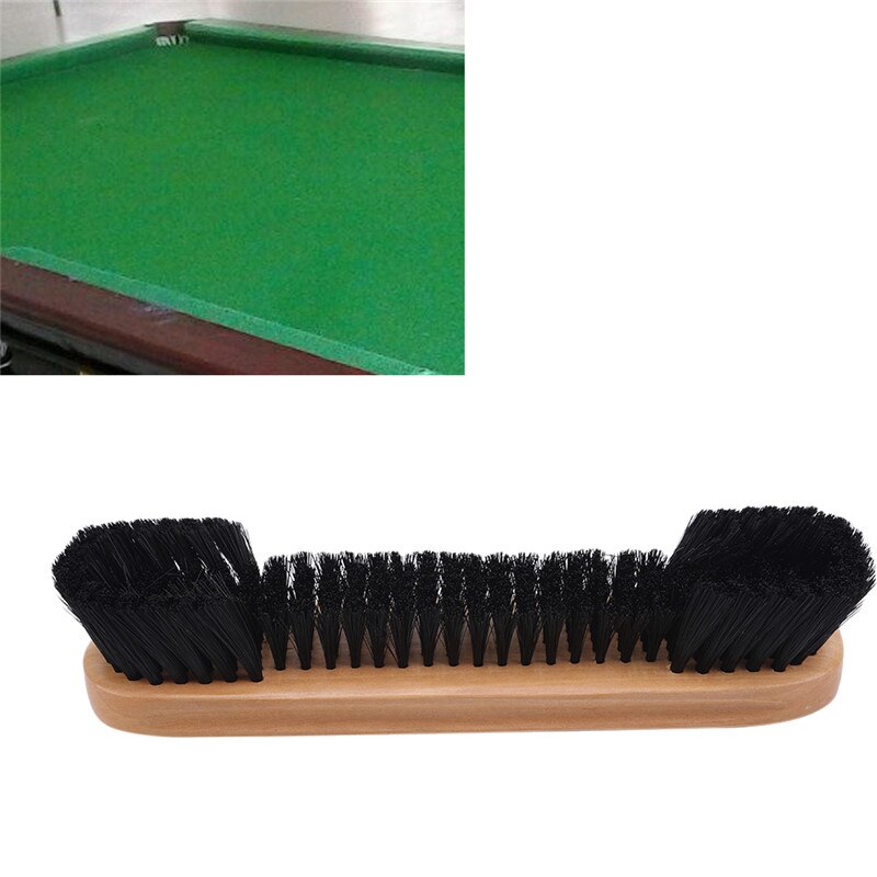 Size 9" Brush And Rail Brush Wood Pool Table Cleanning Tool Billiard Accessories Snooker And Pool Table Brush Accessories