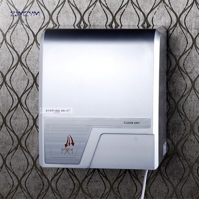 1800W Intelligent Automatic Hand Dryer High-speed hand dryers Intelligent sensor hand dryer sensor drying hands 9088 Blue /white: Clear