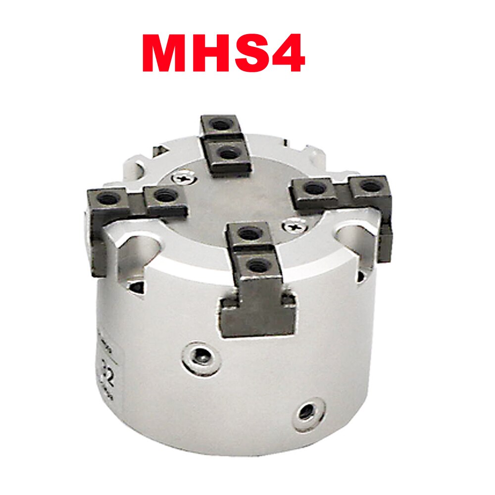 MHS2/MHS3/MHS4 Series 2/3/4 Finger Pneumatic Gripper SMC Replacement Double Action Rotating Cylinder 16D/20D/25D/32D/40D/50D: MHS4 / 16D