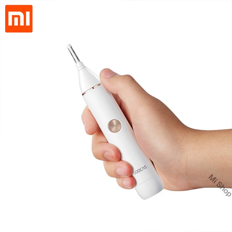 Xiaomi Mijia Soocas – tondeuse à sourcils pour hommes et femmes, appareil de nettoyage Nasal sans fil, lame tranchante, étanche IPX5