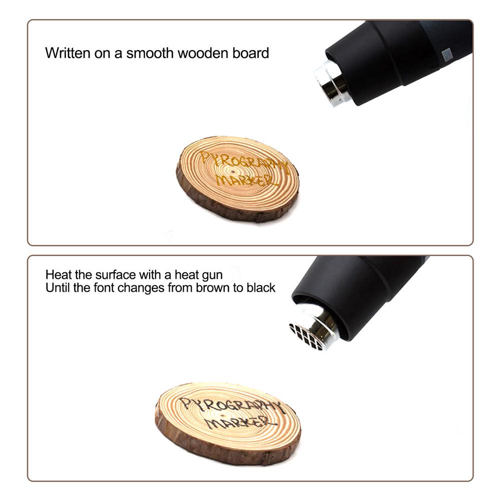 Wood Burning Pen Marker - Chemical Wood Burning Marker - Scorch Pen for DIY Wood Projects