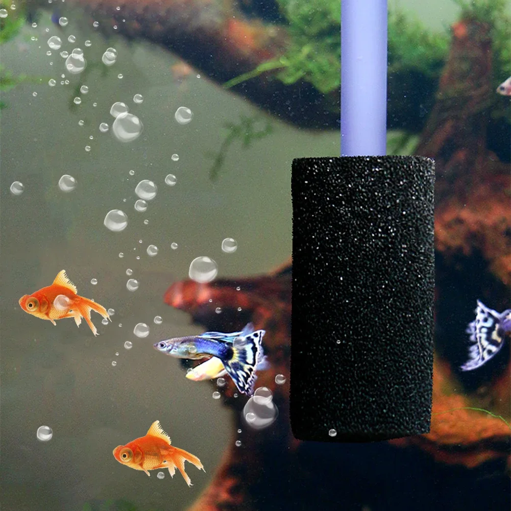 Rouleau de mousse de filtre d'entrée d'entrée d'entrée d'entrée d'aquarium de poissons d'éponge de pré-filtre d'aquarium de 5 pièces pour empêcher le poisson crevettes être sucer l'outil de baril de filtre
