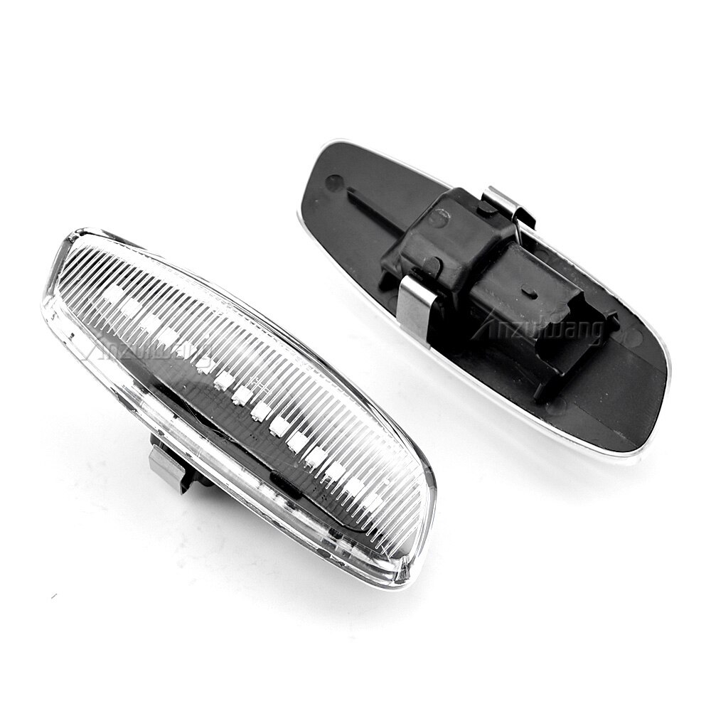 2Pcs Dynamic LED Side Marker Lights Turn Signal Light Blinker For Citroen C3 C4 C5 DS3 DS4 For Peugeot 207 308 3008 5008 RCZ