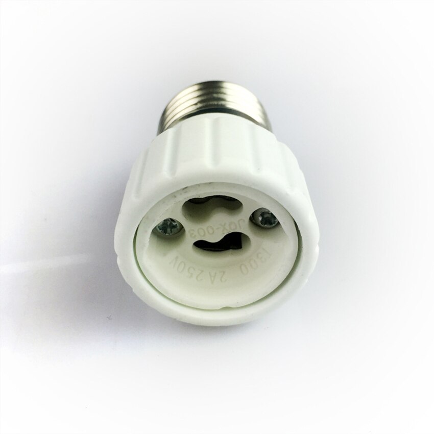 1 stk  e27 to gu10 keramik lampeholder adapter ildfast materiale lampeholder konverter stikkontakt lyspære base til hjemmet