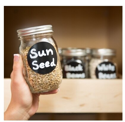 Blackboard sticker label bottle removable blackboard label sticker home etiquette autocollante cuisine