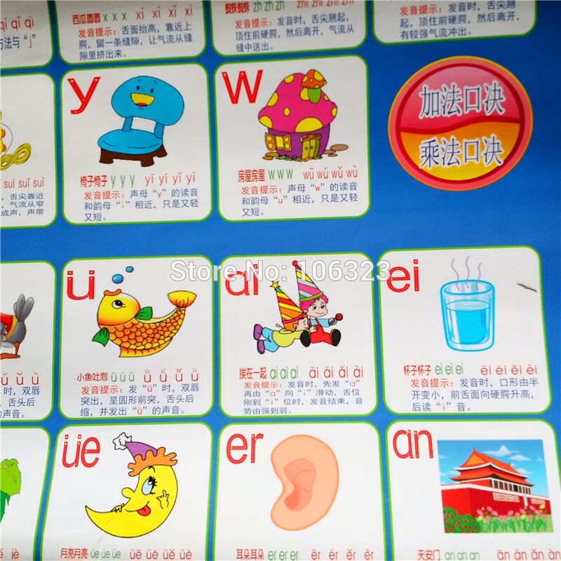 Chinese Phonetic Alphabet Learning Machine, Kids PinYin Sound Toys, China Confucius Institute Basic Introductory Courses