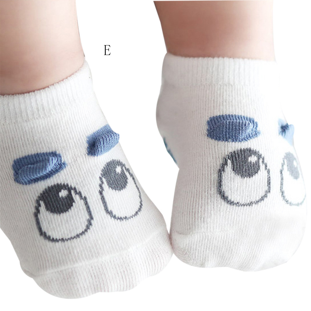 comfy kids Clothes Summer Spring Baby Infant Socks Newborn Cotton Boys Girls Cute Cartoon Toddler Anti-slip Socks: A / 13M to 2T