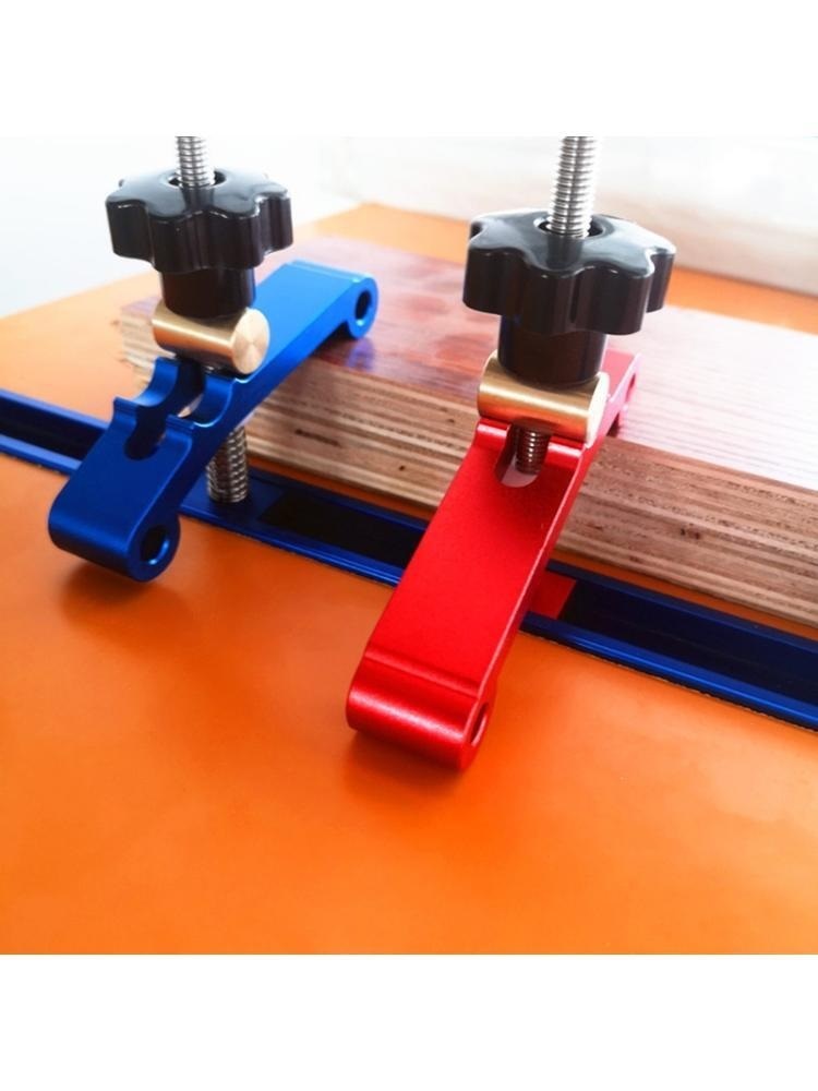 T-track Clamping Blocks Woodworking Table Jig T slot Press Plate Clamp Fixture