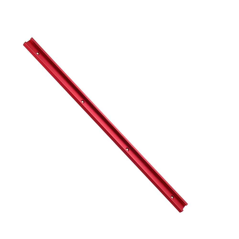 Rail En T Aluminium QWORK - Lot 4 Pièces 300mm Pour Scie Table Et Défonceuse