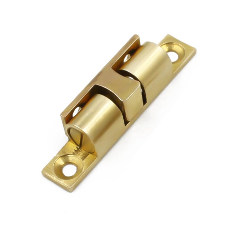 Verrou de Tension en cuivre pur 40JA, Double loquet à bille pour porte de meuble, antirouille