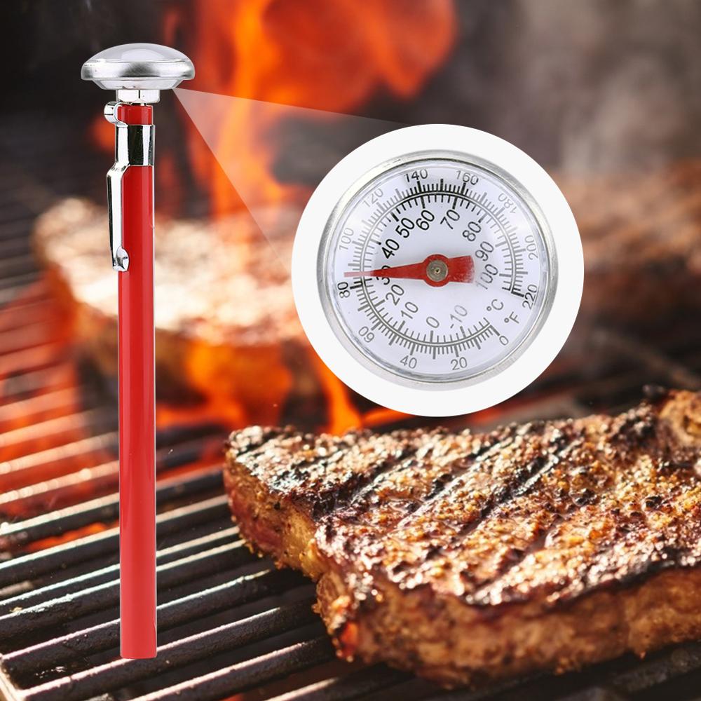Koken Thermometer Barbecue Kachel Thermometer Bbq Rvs Temperatuur Meten Instrumenten 0 Tot 1000 Graden Celsius