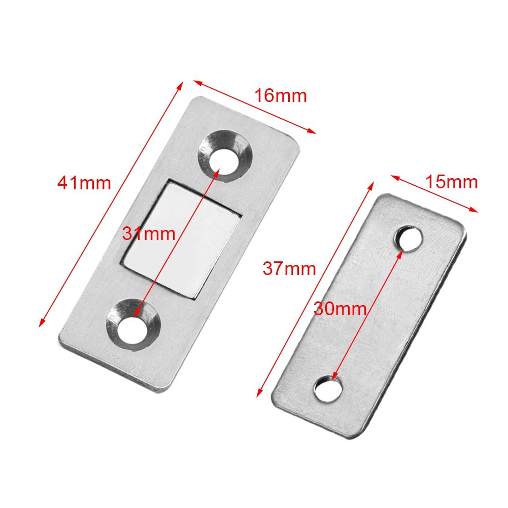 Door Catch Latch Ultra Thin Strong Magnetic Door Catch Latches For Furniture Cabinet Cupboard With Screw