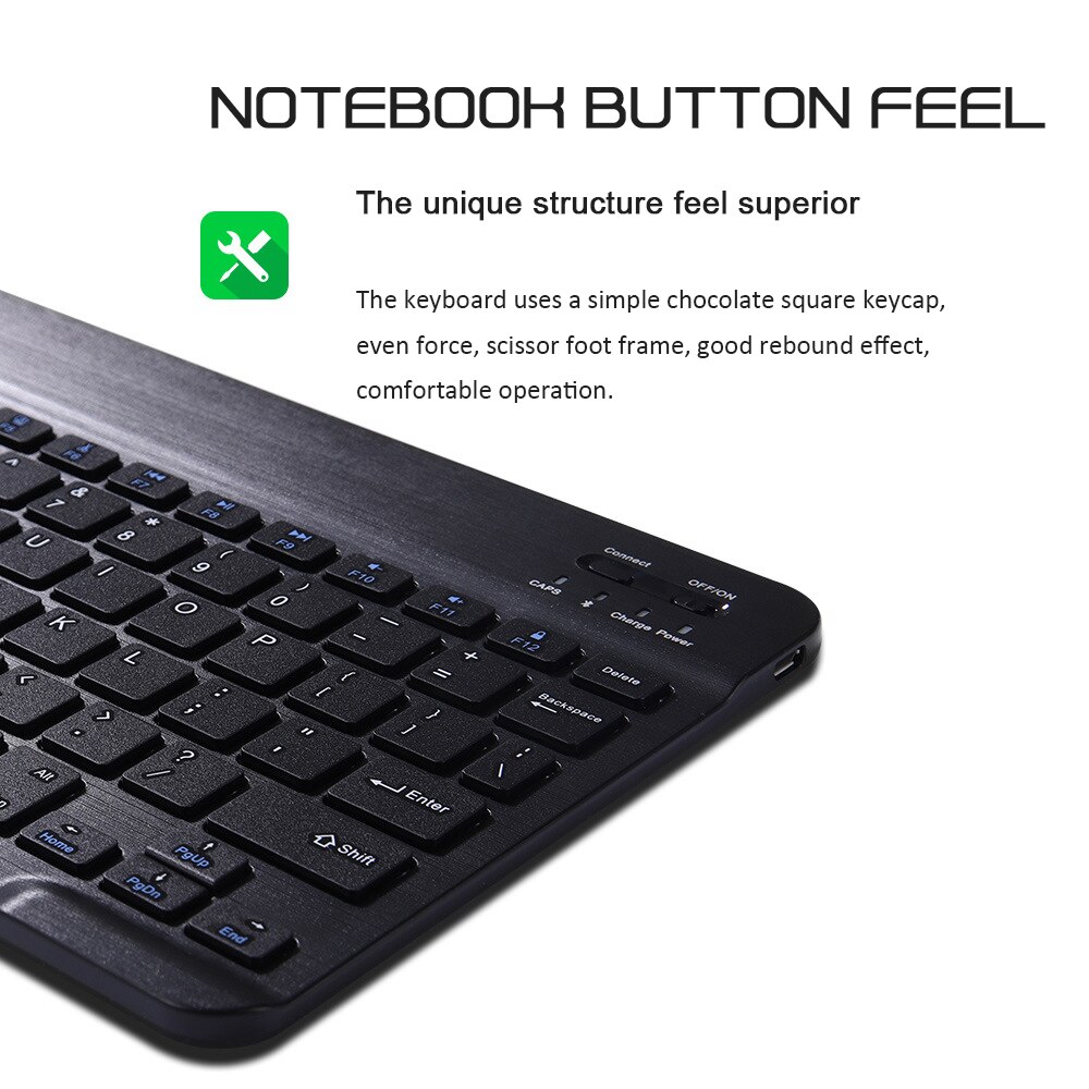 Tablet acessórios bluetooth teclado tablets caso para teclast m40 p20hd p20 10.1 "capa protetora sem fio couro do plutônio