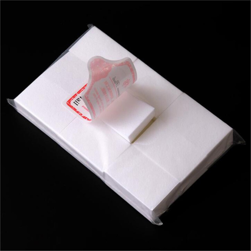 Almohadillas de algodón para uñas, toallitas limpiadoras de esmalte de Gel, manicura y pedicura, sin pelusa, 100/500/1000 piezas