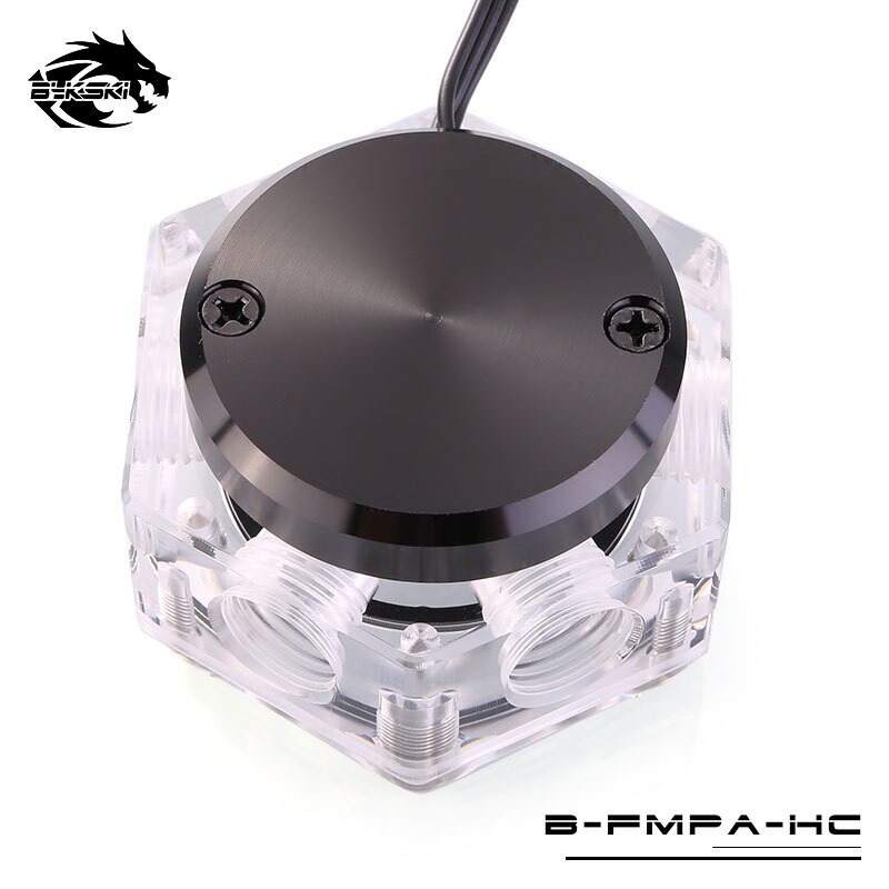 Bykski acryl durchflussmesser G1 / 4 gewinde 5V GND lampe zu Aura kühlmittel Filter Computer kühler zubehör 6 durch-See Filter