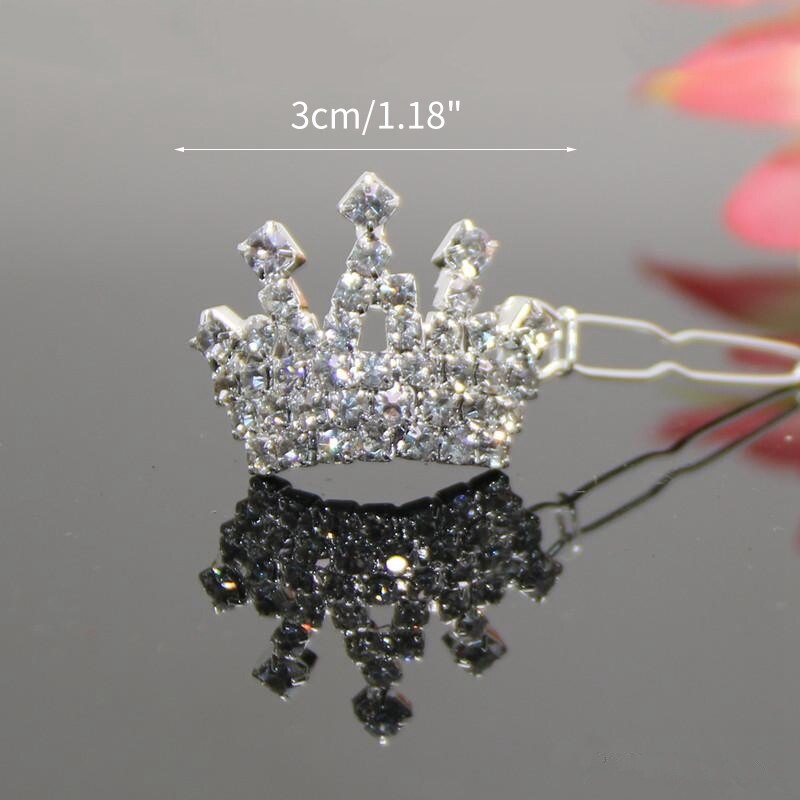 Smuk kæledyrslegering hårspænde rhinestone stil hund hovedbeklædning sød sløjfe blomst hårnåle multifarve hunde hår tilbehør: Stil 1