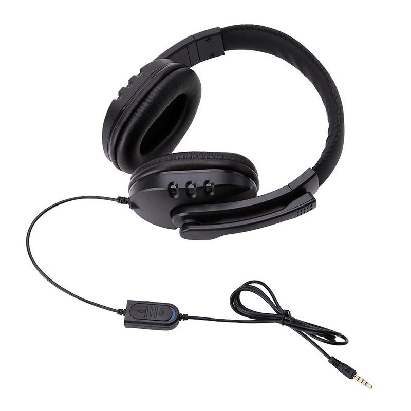 Ostart 3.5mm bekabelde gaming-koptelefoon, over-ear gameheadset, stereobas-oortelefoon met microfoon, volumeregeling voor pc en laptop  ps4