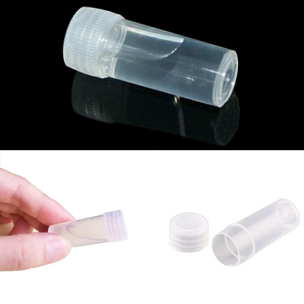 10pcs 5ml Plastic Bottle Sample Small Barrel Vials Medicine Pill Liquid Powder Capsule Storage Container Packing Bottles F694587
