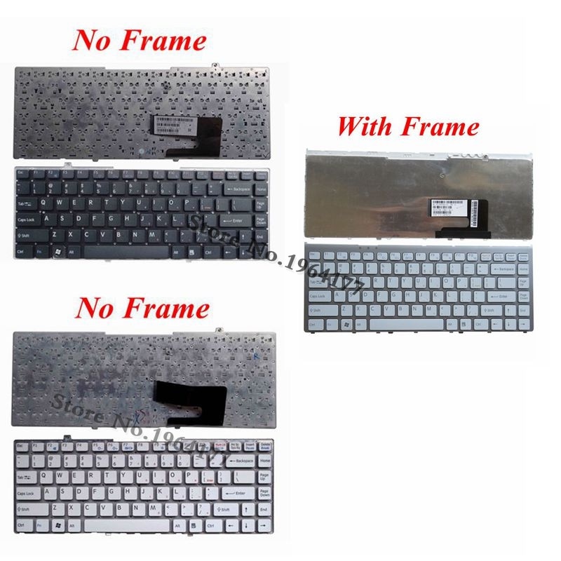 Us Keyboard Voor Sony Vaio VGN-FW Vgn Fw Serie Met Zilveren Laptop Toetsenbord