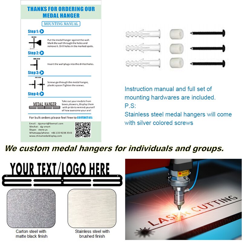 Support de médaille de danse de danse support de cintre de médaille de Sport pour le présentoir de médaille de médailles de danse