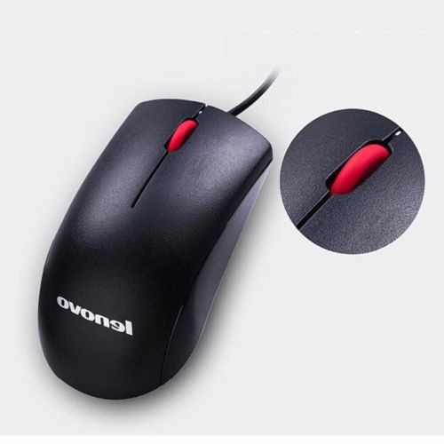 Lenovo – souris optique filaire M120/M120 Pro, 1000DPI, Mini molette 3D, USB