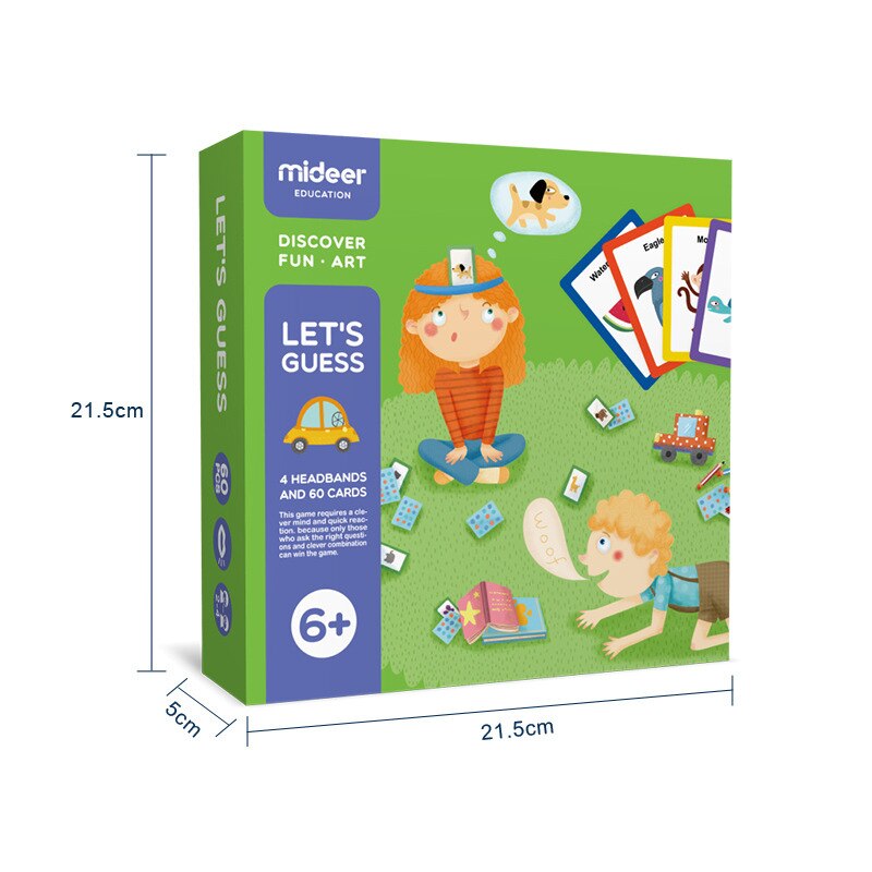 Lassen sie's vermutung kognitiven karte spielzeug party gussing spiel für kinder spaß kunst kinder interaktive puzzle party spiele