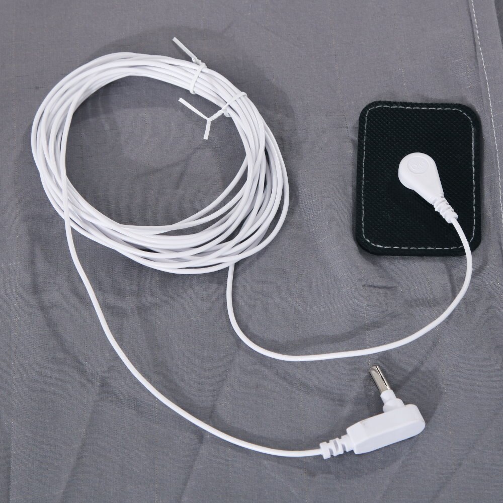 Earthing Gray Half Sheet health care Anti-free radicals Anti-Aging sleep well Best for parents familys
