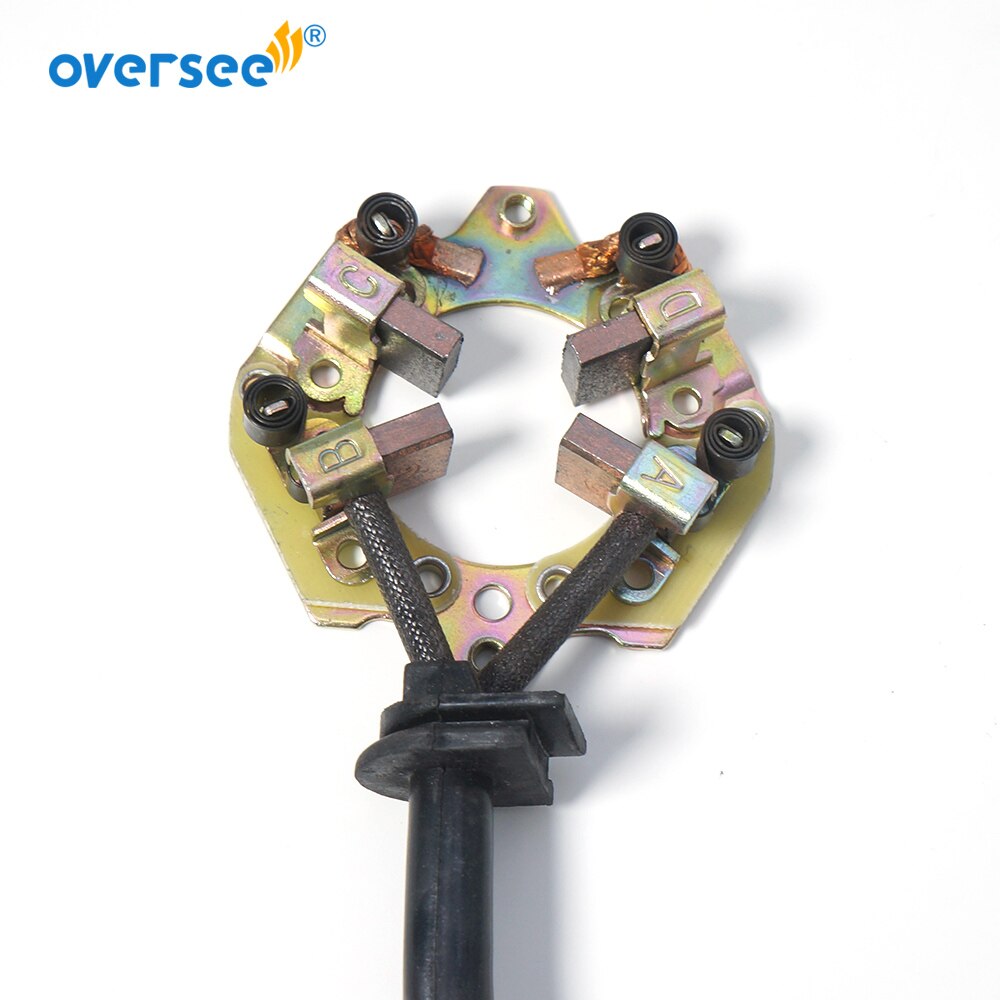Kit de cepillo de carbono 31131-90J00, con soporte 31173-93J00 para Motor fueraborda Suzuki 4T 90HP 115HP S114-837
