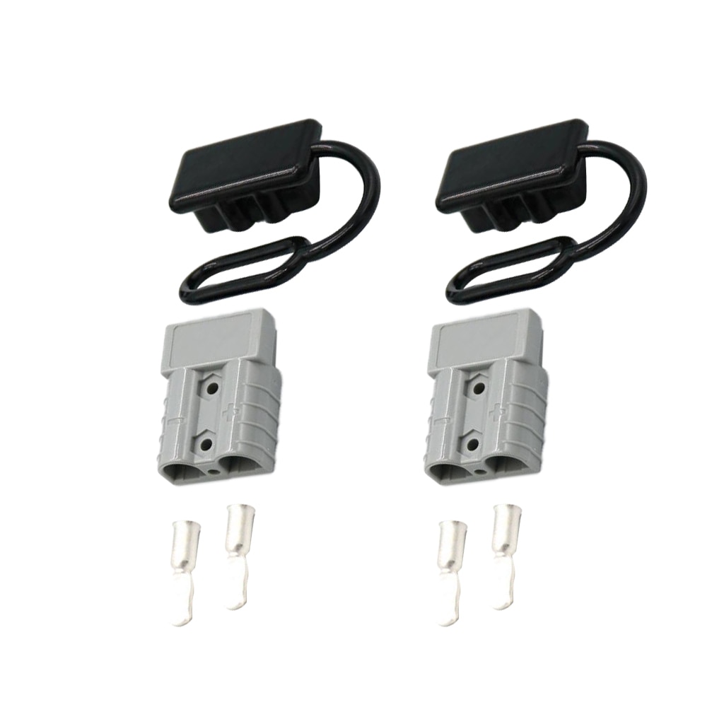 2pcs Battery Quick Connector 50A 10-12 AWG Plug Connect Disconnect