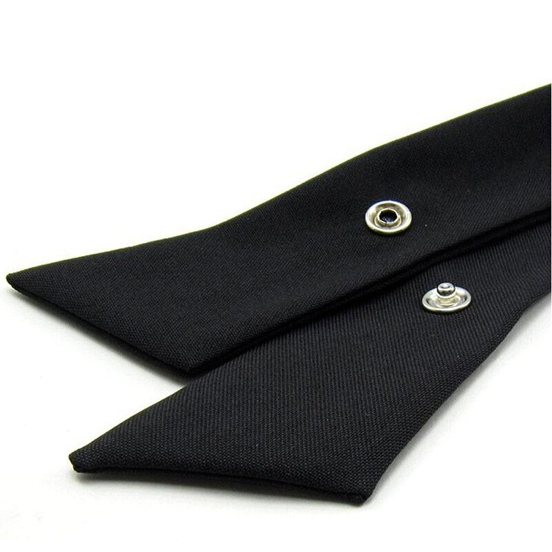 Nœud papillon croisé réglable pour hommes et femmes, solide, décontracté, col en métal, robe formelle de mariage