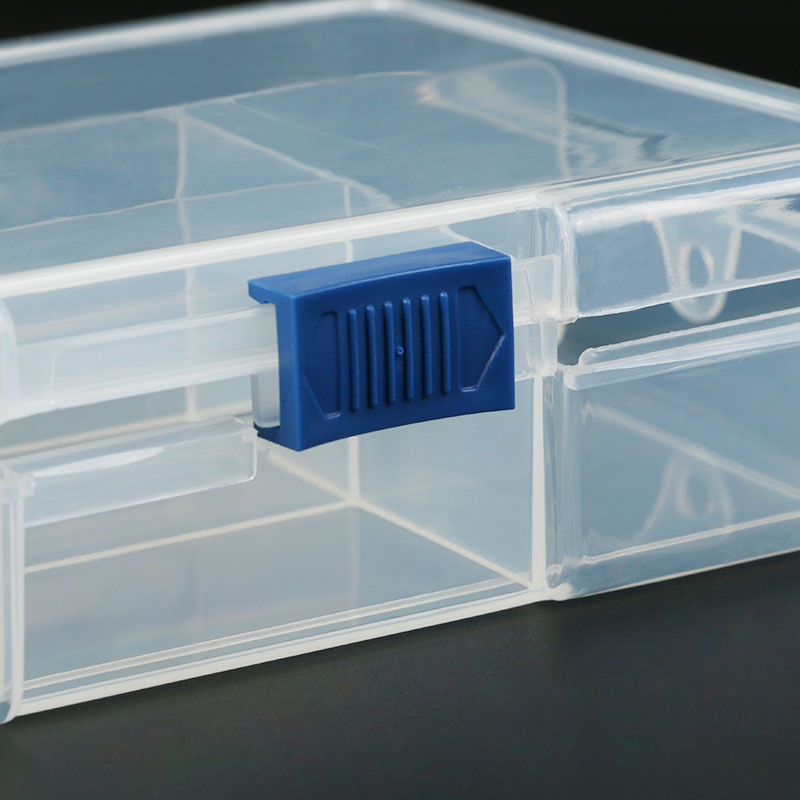 Electronic Plastic Container Box For Tools Case SMD SMT Screw Sewing PP Transparent Pink Blue Component Storage Box