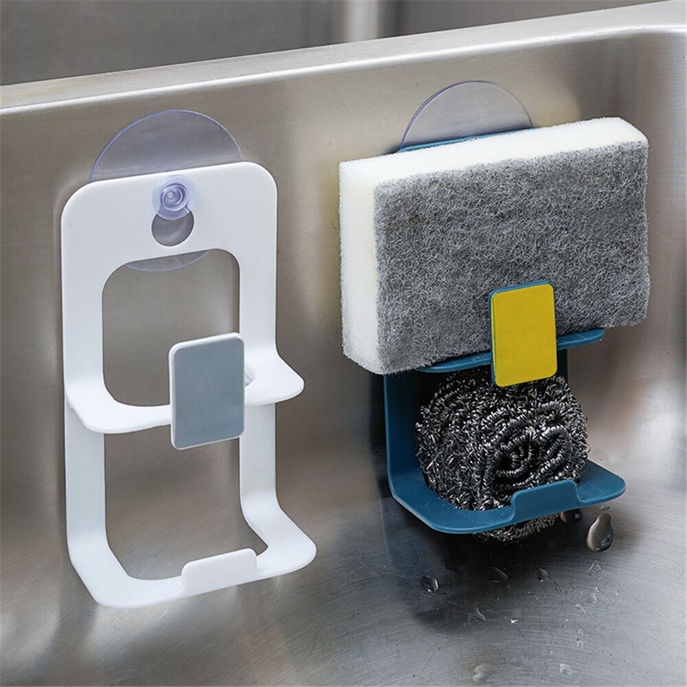 Kitchen Sink Soap Rack Drainer Rack Sink Drain Rack Kitchen Suction Cup Sponge Storage Holder Accessories Storage Tools