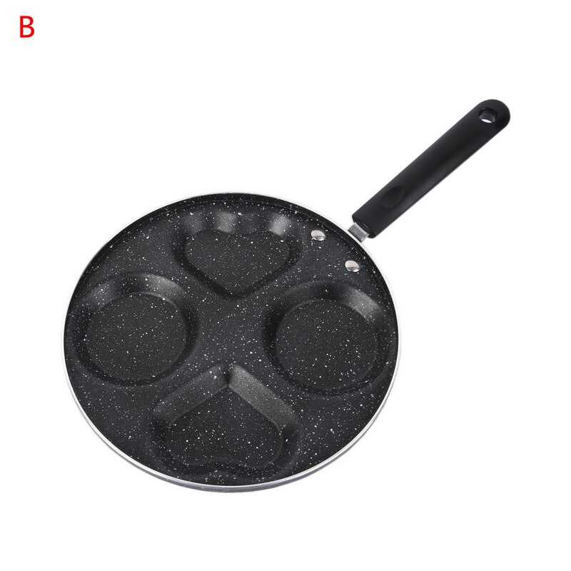 Vier Hole Koekenpan Ei Ham Steak Pan Cake Machine