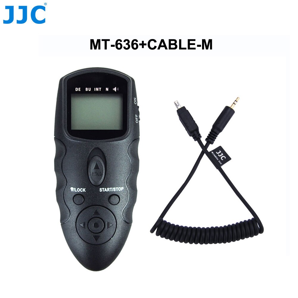 JJC Multiple Remote Interface and IR Receiver DSLR Camera Timer IR Infrared Remote for NIKON D5600/D7200/D5500/D750/D5200/D810: CABLE-M