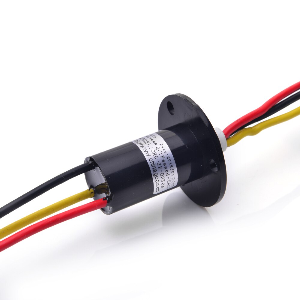 3 way 30A rotary table ring wind power pitch conductive slip ring brush collector rotating lamp