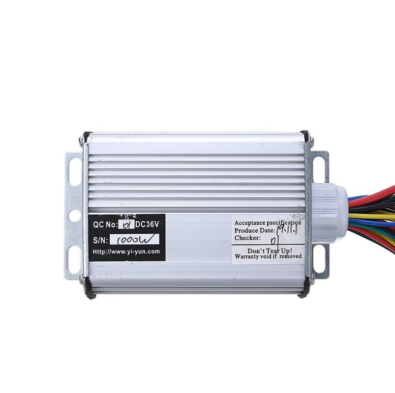 Dc 36v 1000w borstad regulator hastighet dc motor controller scooter cykel e-cykel elmotor tillbehör