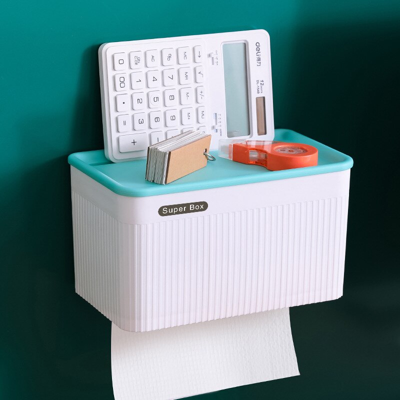 Toiletpapirholder vægmonteret papirhåndklædeholder wc tissue box køkkenhåndklædedispenser til toiletpapir vandtæt holder