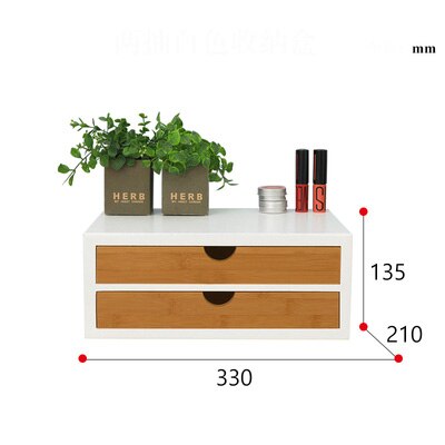 bamboo office desk drawer organizers: A